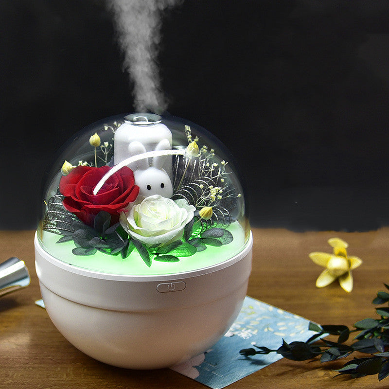 Creative Immortal Flower Aroma Diffuser Humidifier