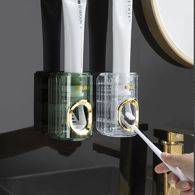 Bathroom Punch-free Automatic Toothpaste Dispenser