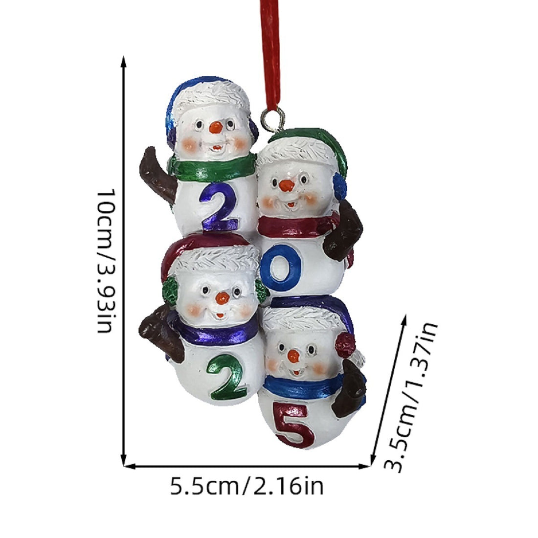 Christmas Christmas Tree Snowman Resin Pendants