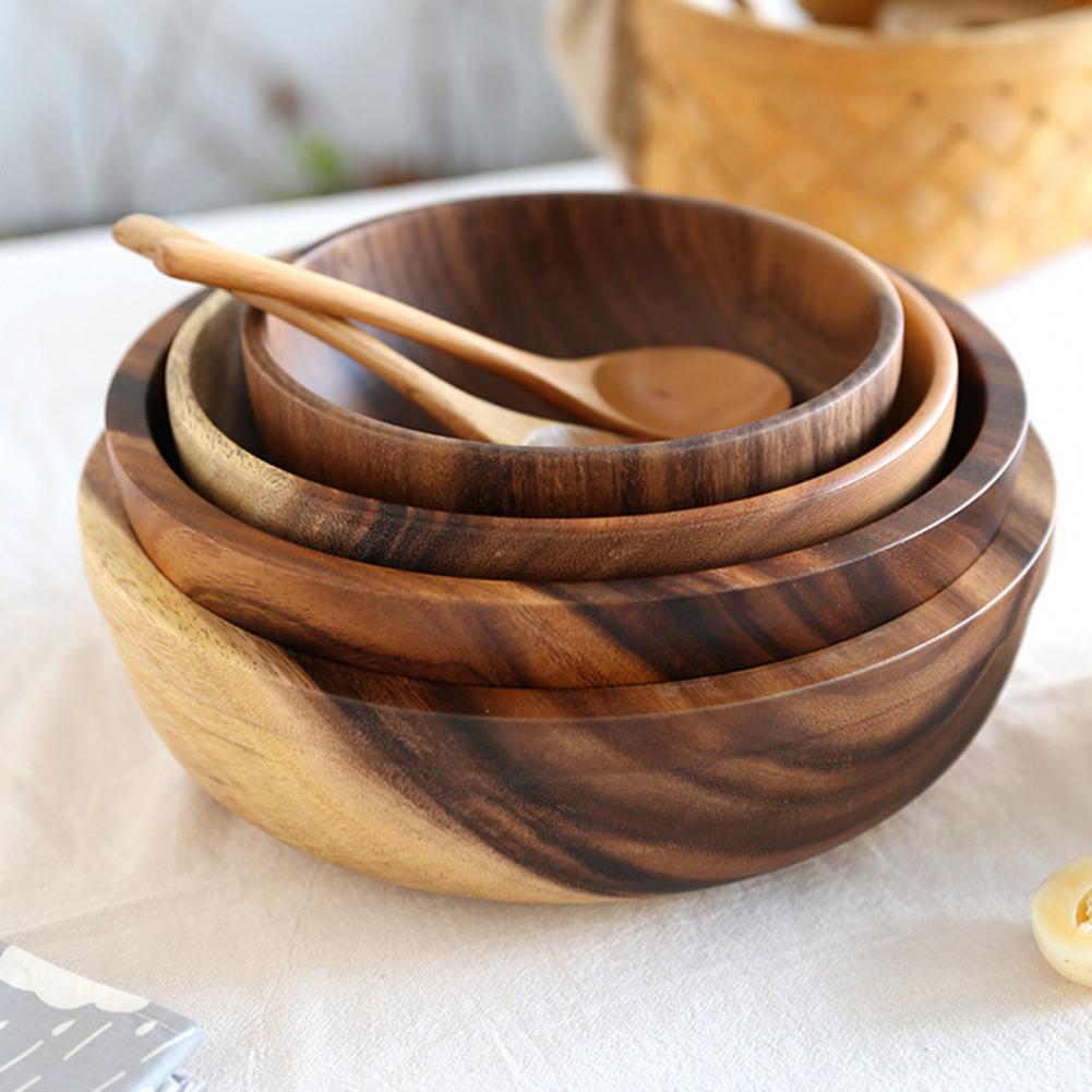 Natural wood, stylish design – Ideal for salads and fruits!