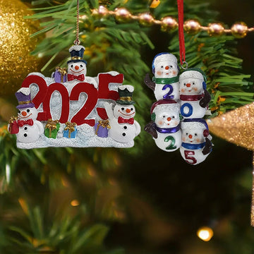 Christmas Christmas Tree Snowman Resin Pendants