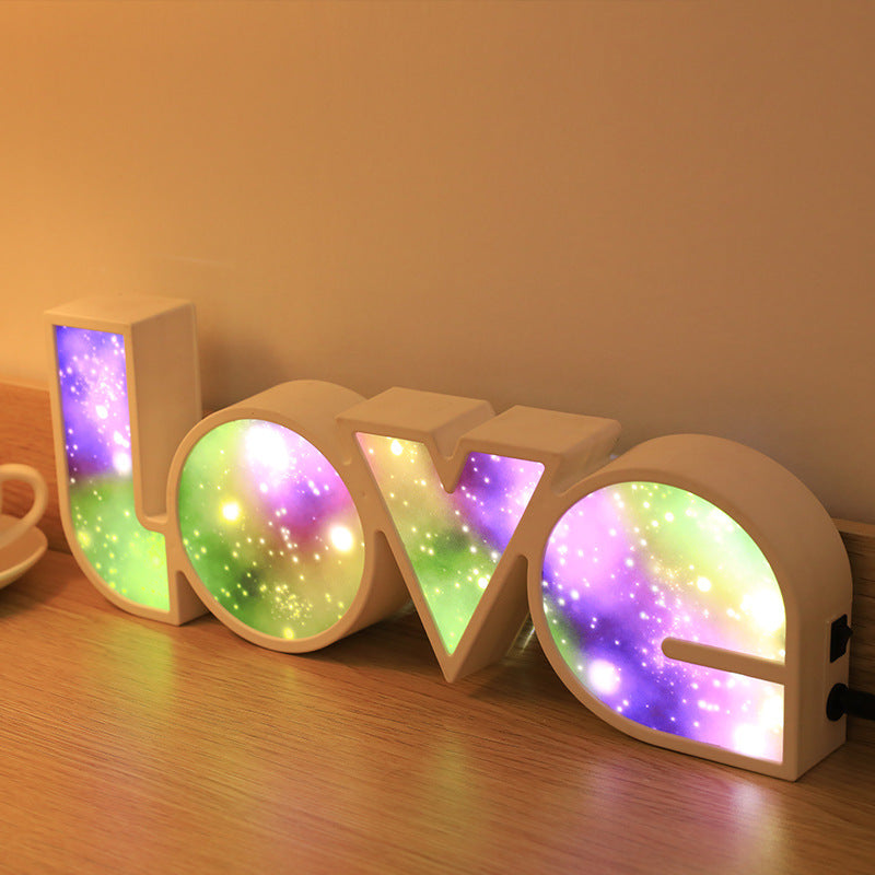 Create unforgettable moments with our LED LOVE light!