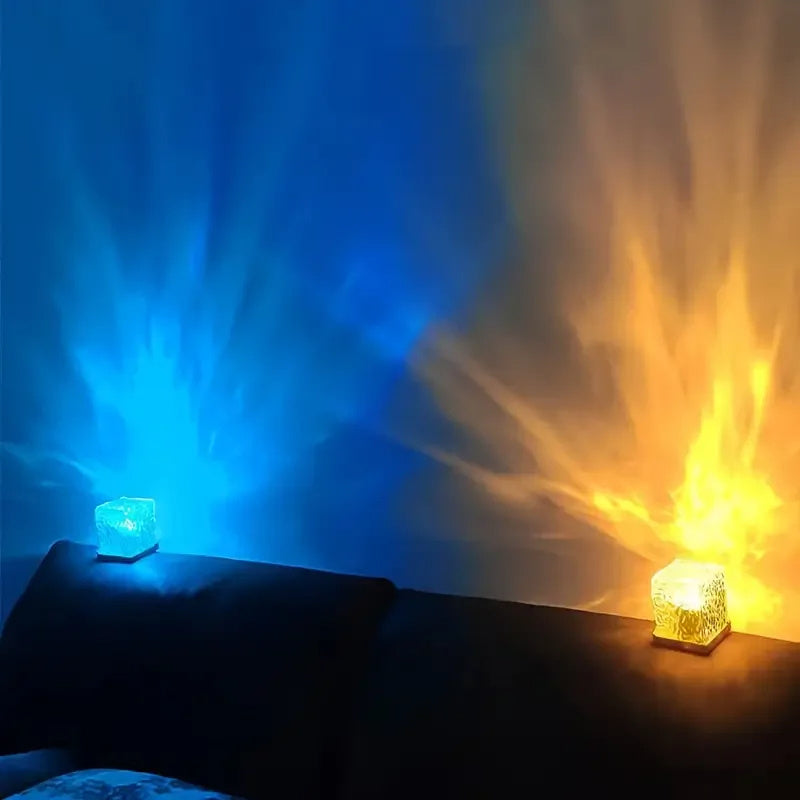 16 Color USB Charging Water Wave Crystal Light